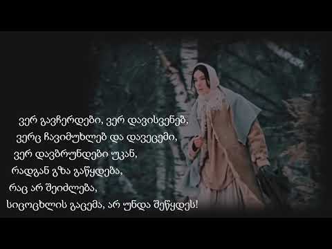 გზა \'Road\' ნანა ანდრონიკაშვილის ლექსები Nana Andronikashvili Poems